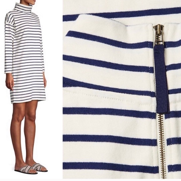 Vineyard Vines funnel neck striped knit dress - Picture 3 of 12